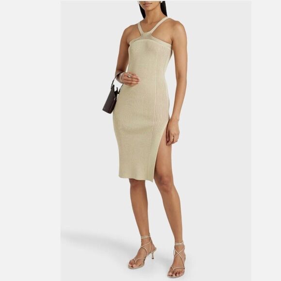Jonathan Simkhai Tabitha Ribbed Knit Dress - Picture 1 of 16
